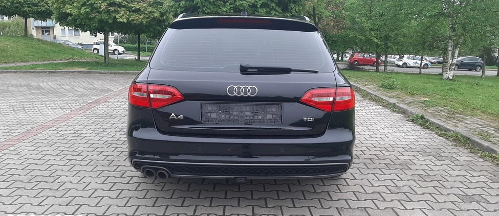 Audi A4 cena 49900 przebieg: 154000, rok produkcji 2013 z Krynica Morska małe 277